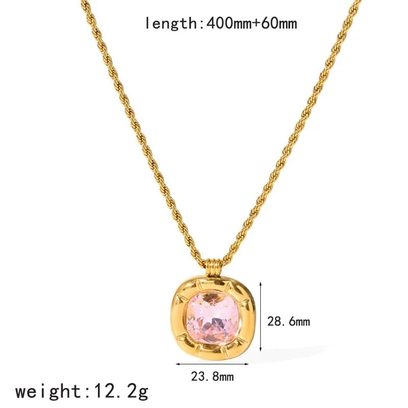 Sada choker náhrdelníku a náušnic s kubickou zirkonií