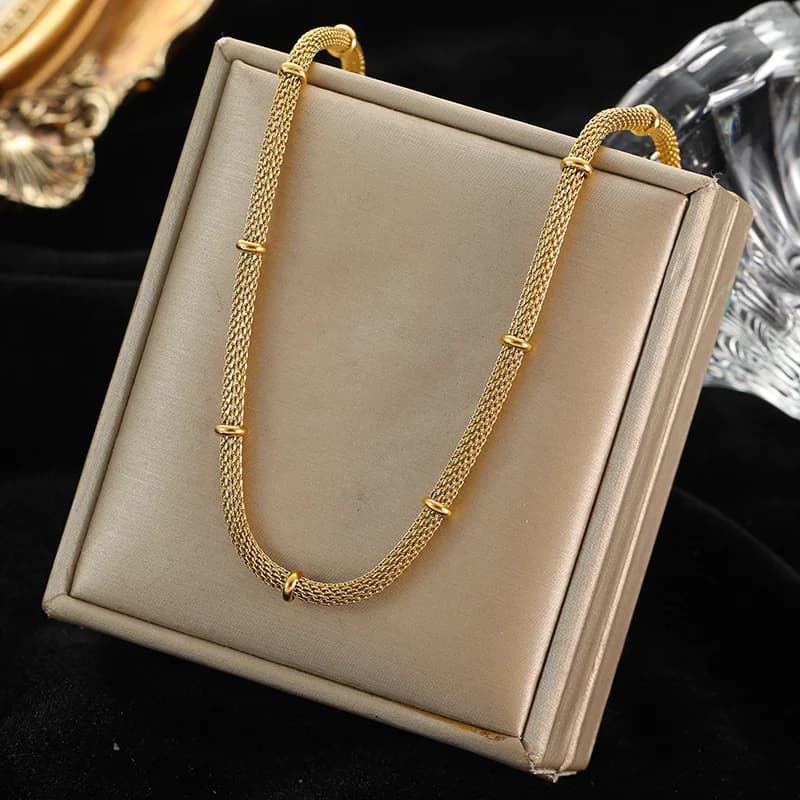 Ochranný proti rzi řetízkový choker náhrdelník