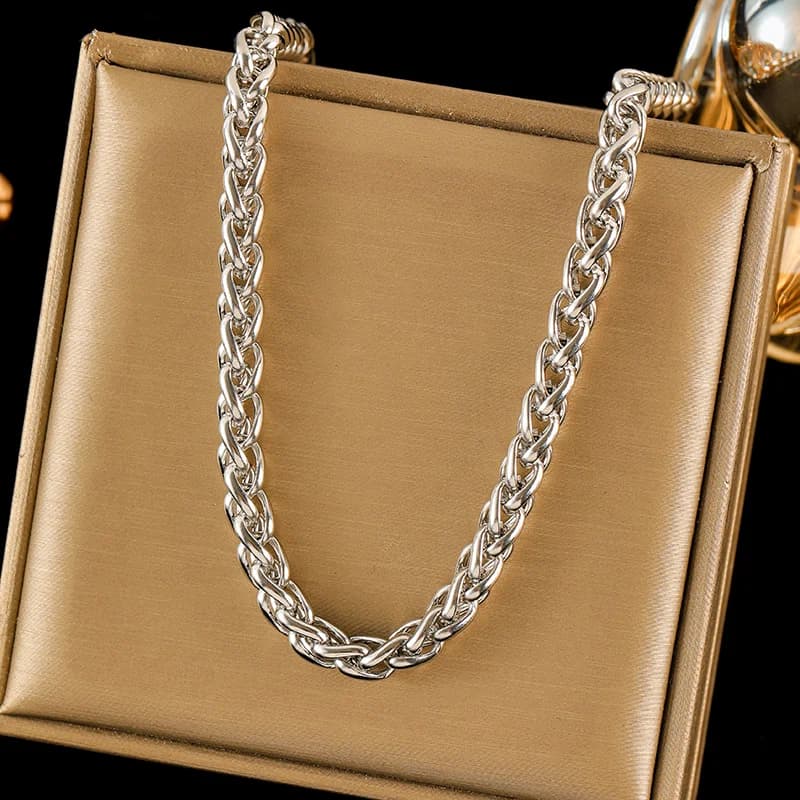 Stříbrný choker náhrdelník pro ženy