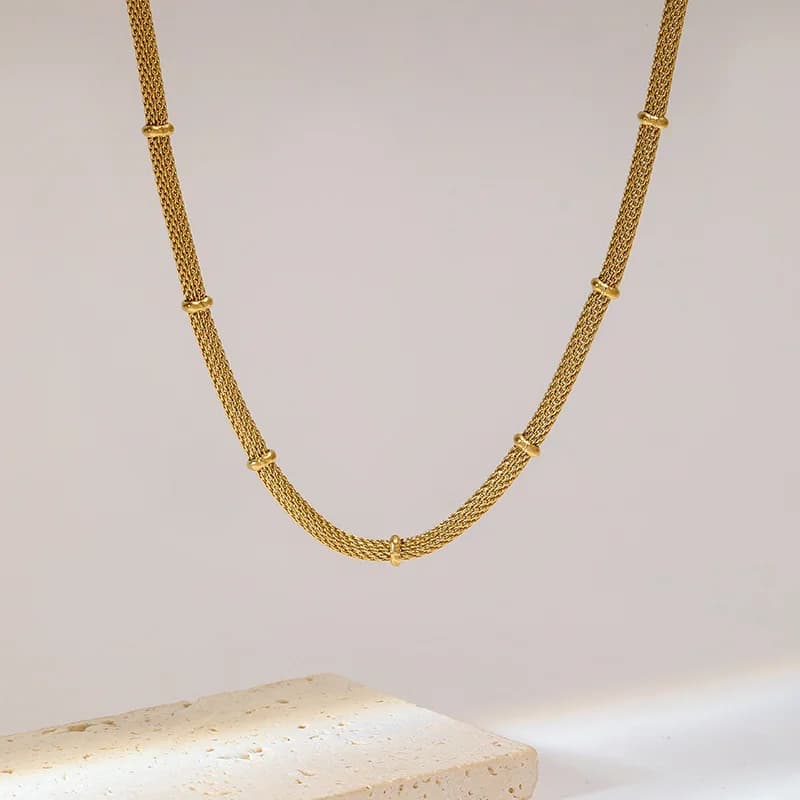 Ochranný proti rzi řetízkový choker náhrdelník